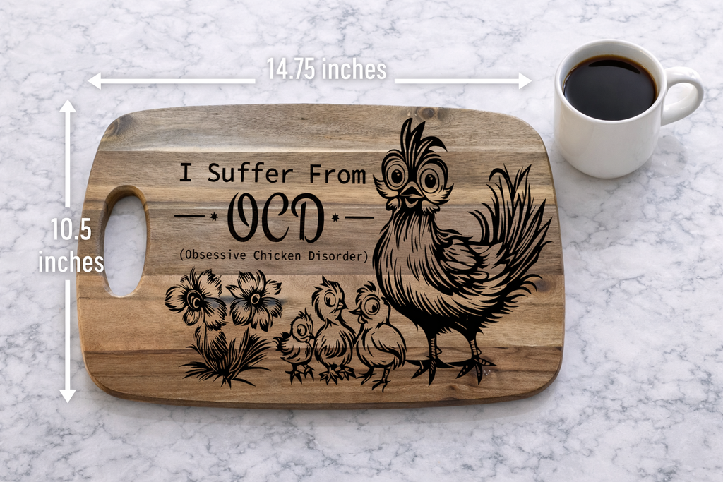 Planche à charcuterie gravée au laser | 35 x 27 cm | Plateau de service pour fromages et charcuteries | Idéal pour recevoir, une pendaison de crémaillère, un mariage ou comme cadeau