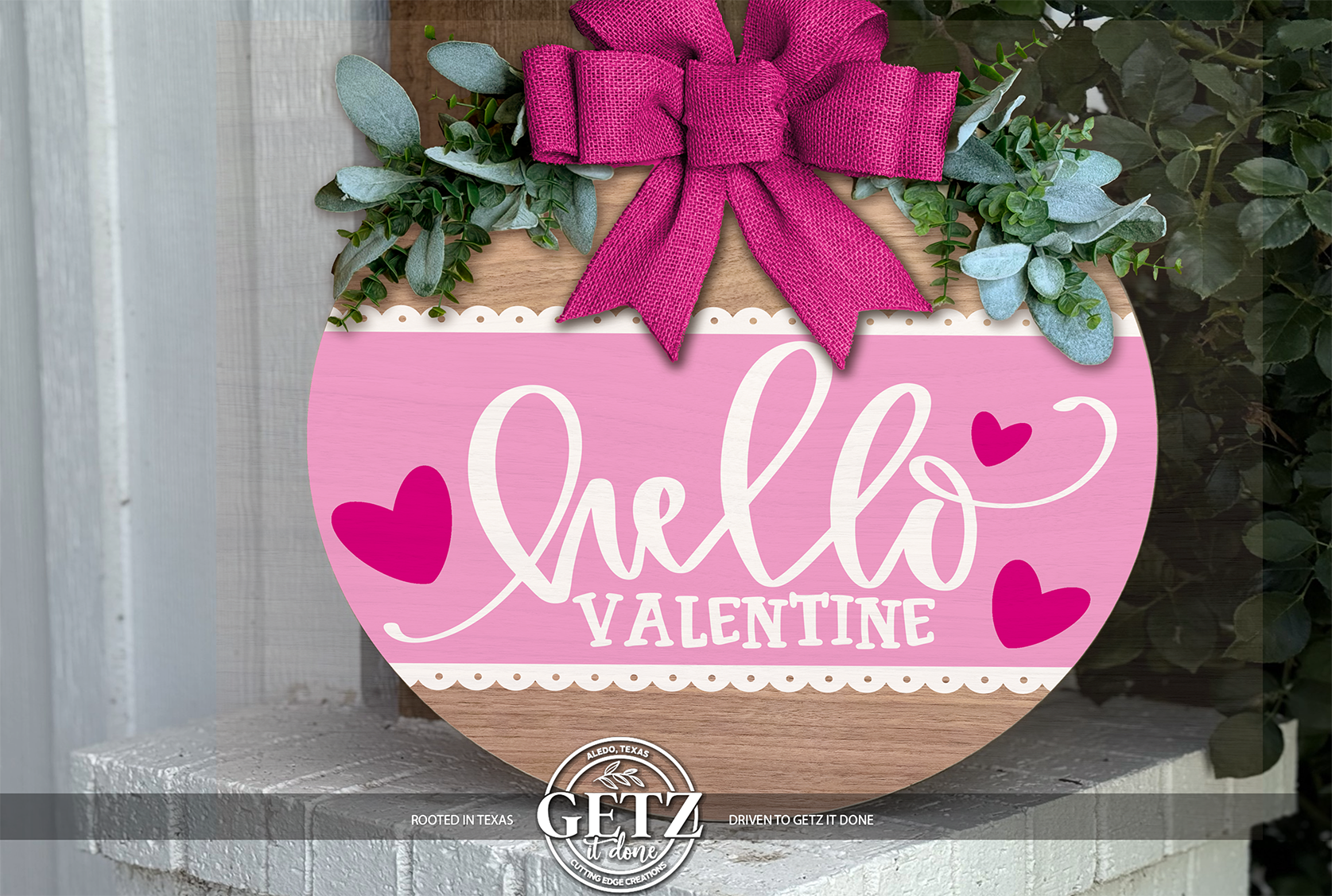 Colgador de puerta de San Valentín con diseño de abejas • Decoración de San Valentín con abejas • Letrero de puerta de San Valentín • Decoración de puerta con abejas de miel • Puerta de entrada de San Valentín