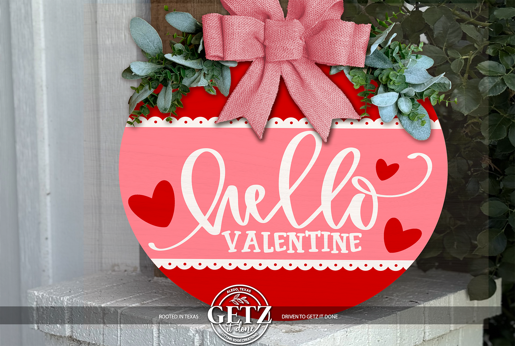 Colgador de puerta de San Valentín con diseño de abejas • Decoración de San Valentín con abejas • Letrero de puerta de San Valentín • Decoración de puerta con abejas de miel • Puerta de entrada de San Valentín