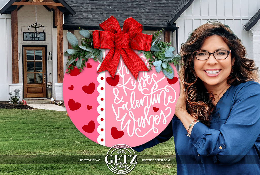 Décoration de porte pour la Saint-Valentin • Panneau rouge pour la Saint-Valentin • Décoration de porte en forme de cœur • Panneau de bienvenue pour la Saint-Valentin