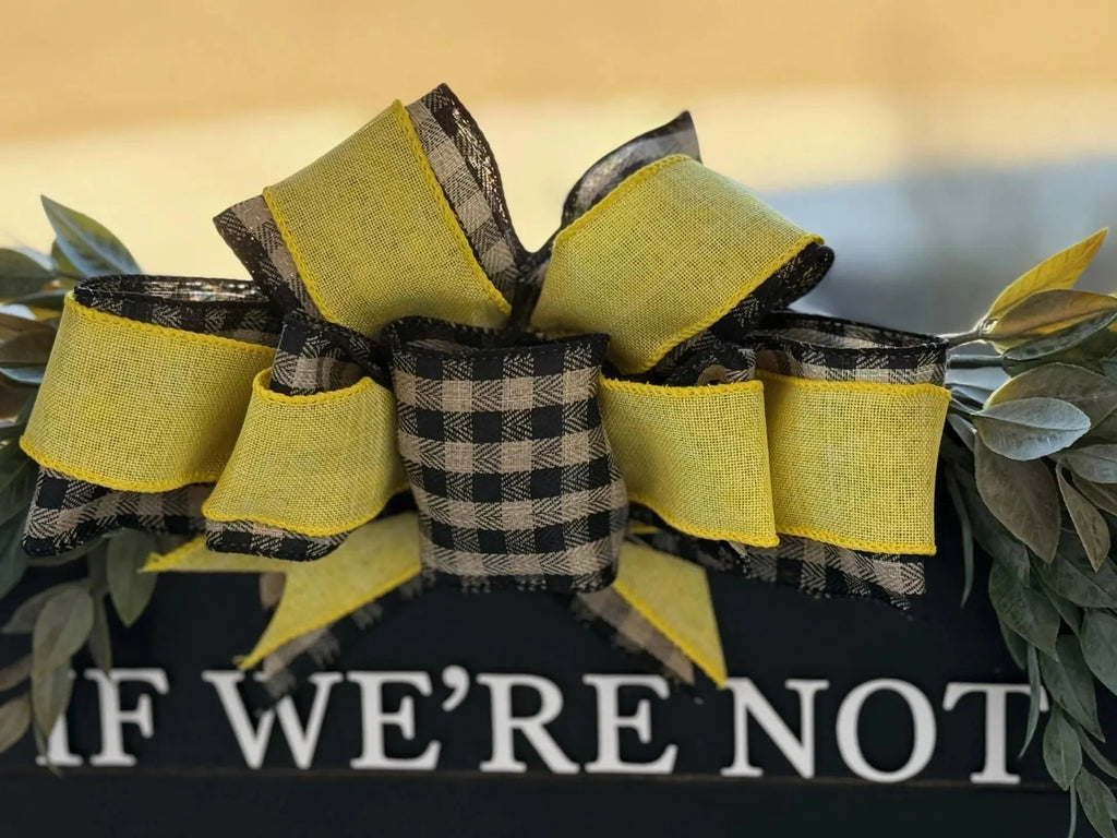 If We're Not Home Check the Rink Door Sign, Door Wreath