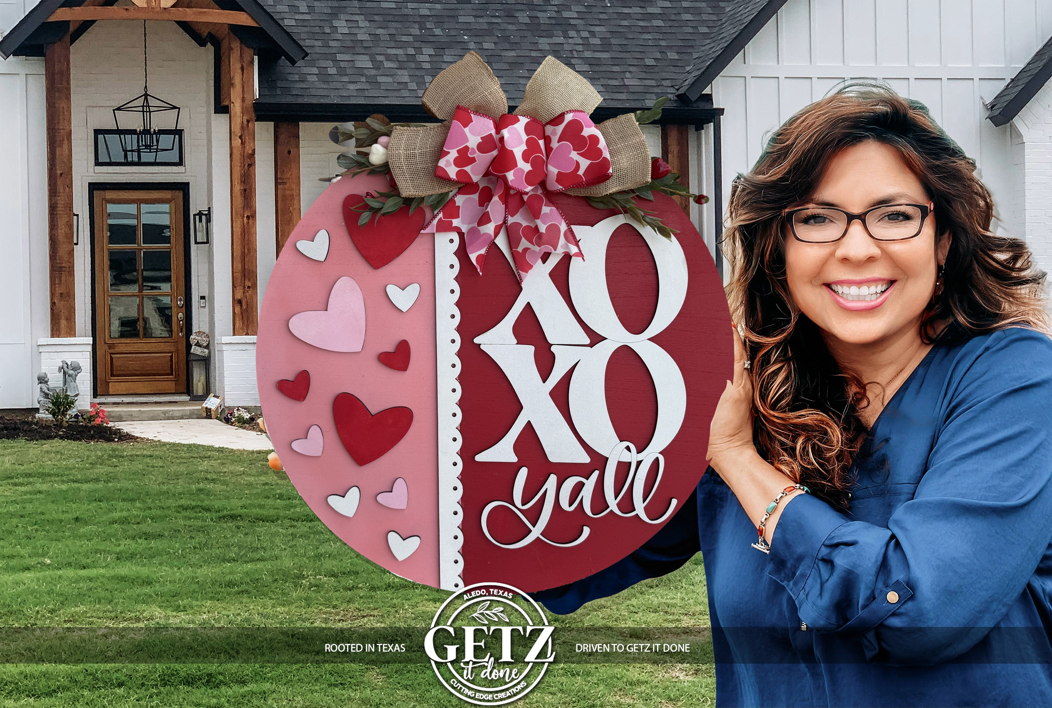 Décoration de porte pour la Saint-Valentin • Panneau rouge pour la Saint-Valentin • Décoration de porte en forme de cœur • Panneau de bienvenue pour la Saint-Valentin
